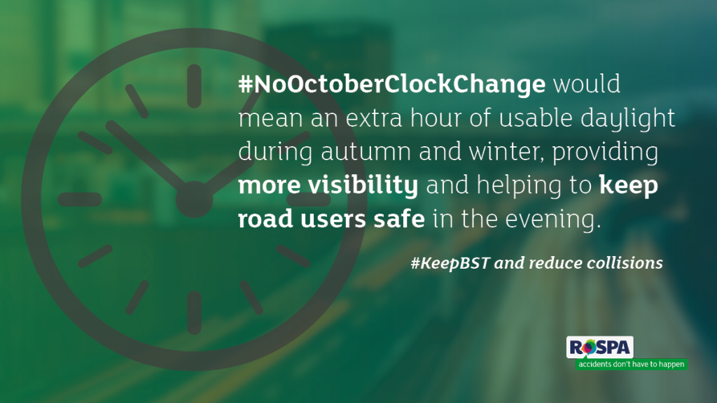 Scrap the October clock change to save lives and reduce fuel bills